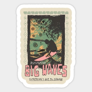 Big Waves Sticker